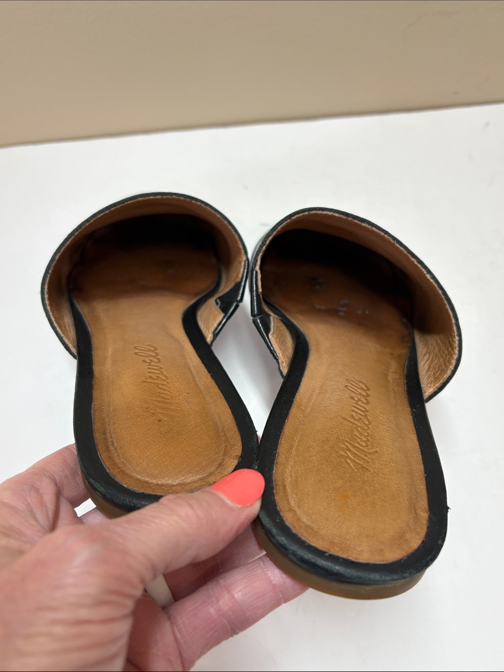 Madewell Black Leather “the Cory” Mules, 8.5 - Picture 9 of 10